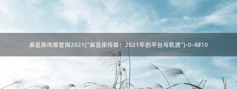 麻豆榜单描述：麻豆床传媒官网2021(\
