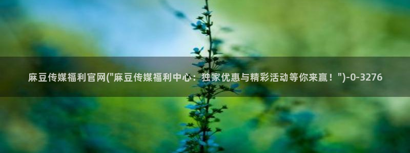麻豆视频解说文案：麻豆传媒福利官网(\