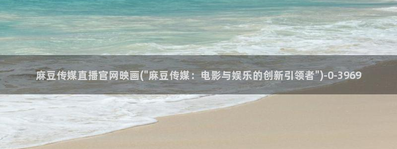 麻豆资讯描述